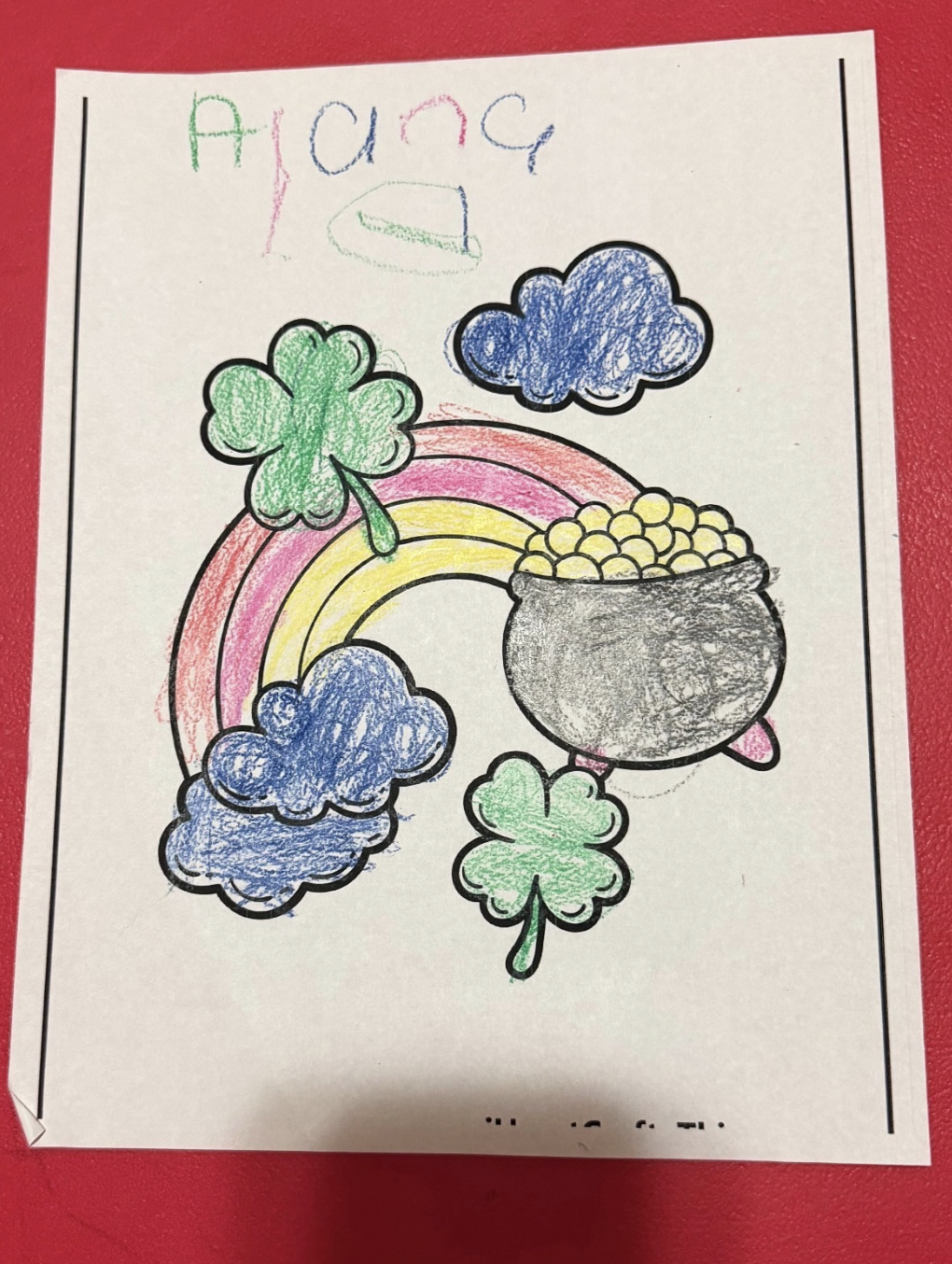 Children enjoying this month's activity